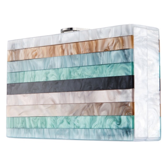 LUCITE EVENING BAG NWT - Picture 3 of 8